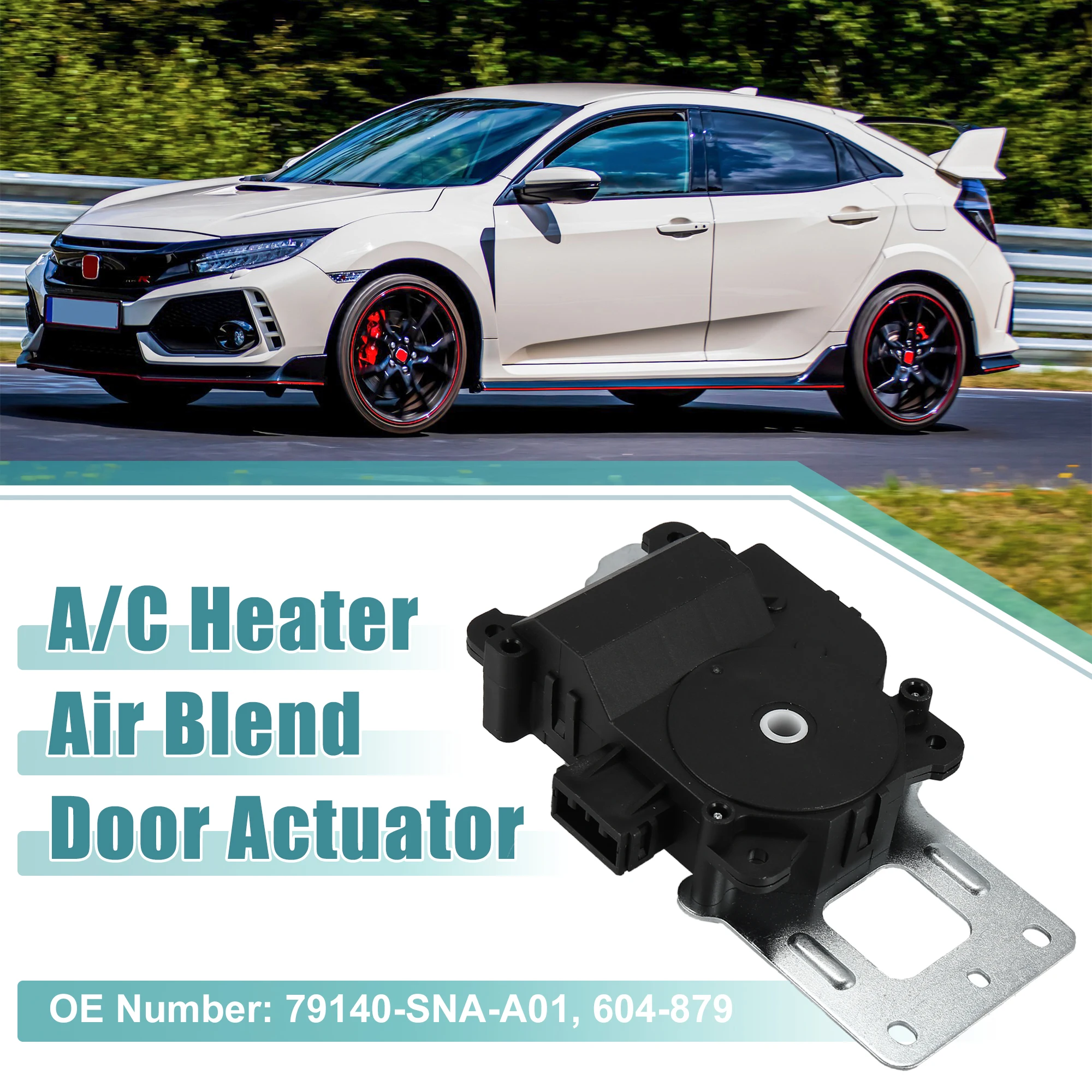 X Autohaux A/C Heater Air Blend Door Actuator NO.79140-SNA-A01 for Honda Civic 2006 2007 2008 2009 2010 2011 Mode Motor Assembly