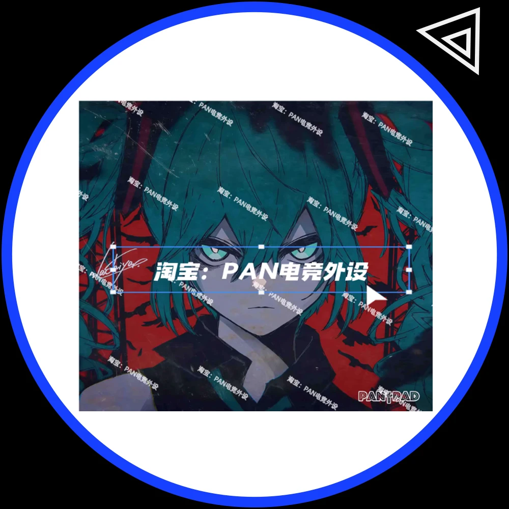 PAN Esports Japanese Painter Duplicate Same Glass Mousepad Smooth Speed Mouse Pad Covering Primer For CSGO APEX Pc Accessories