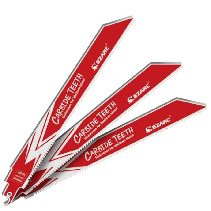

Carbide Reciprocating Saw Blades R0HM Endurance for Medium Metal 3-Pack