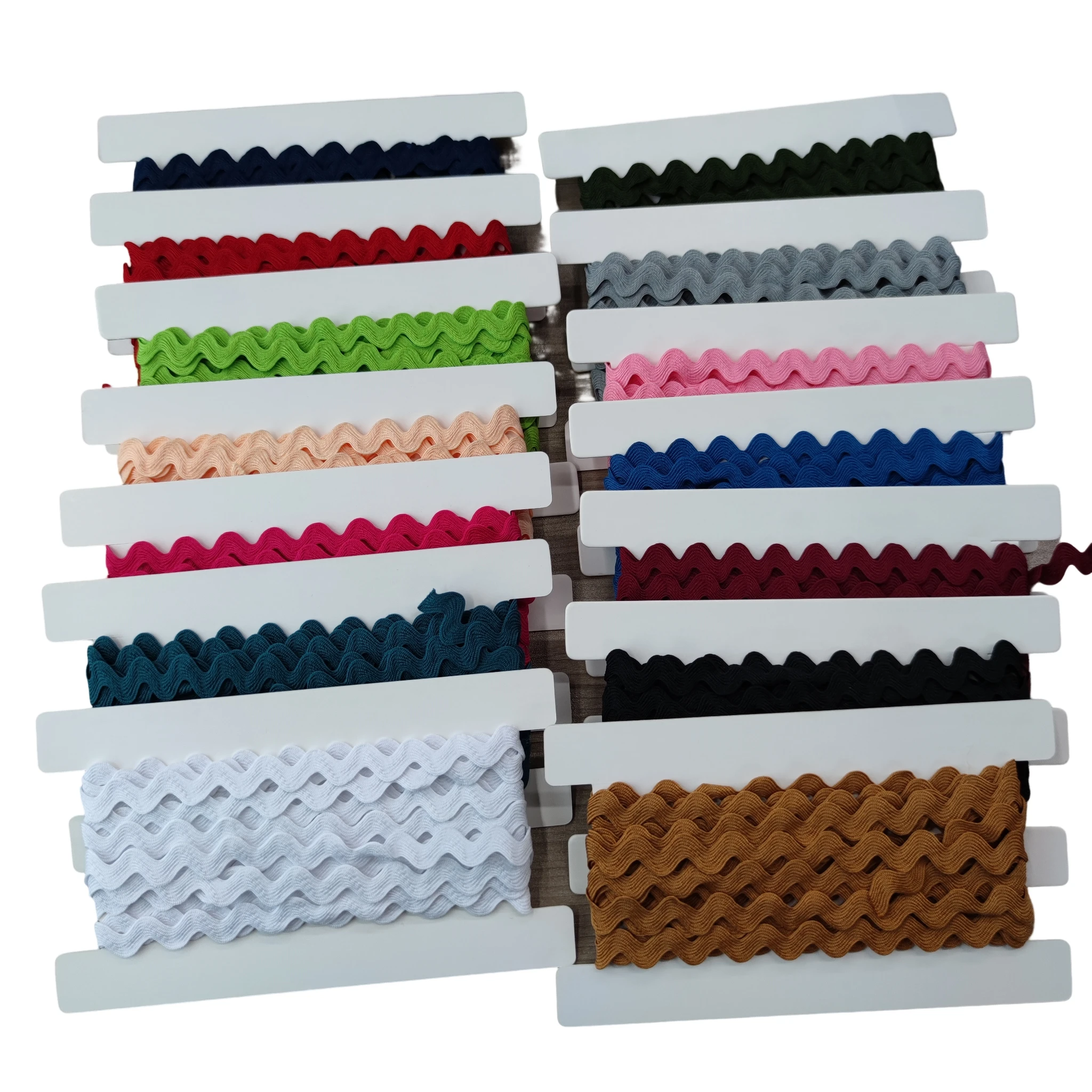 14Colors Rick Rack Trim Zig Zag Lace Sewing Ribbons for DIY Clothes Dress Gift Wrapping Home Wedding Party Decoration 100Yards