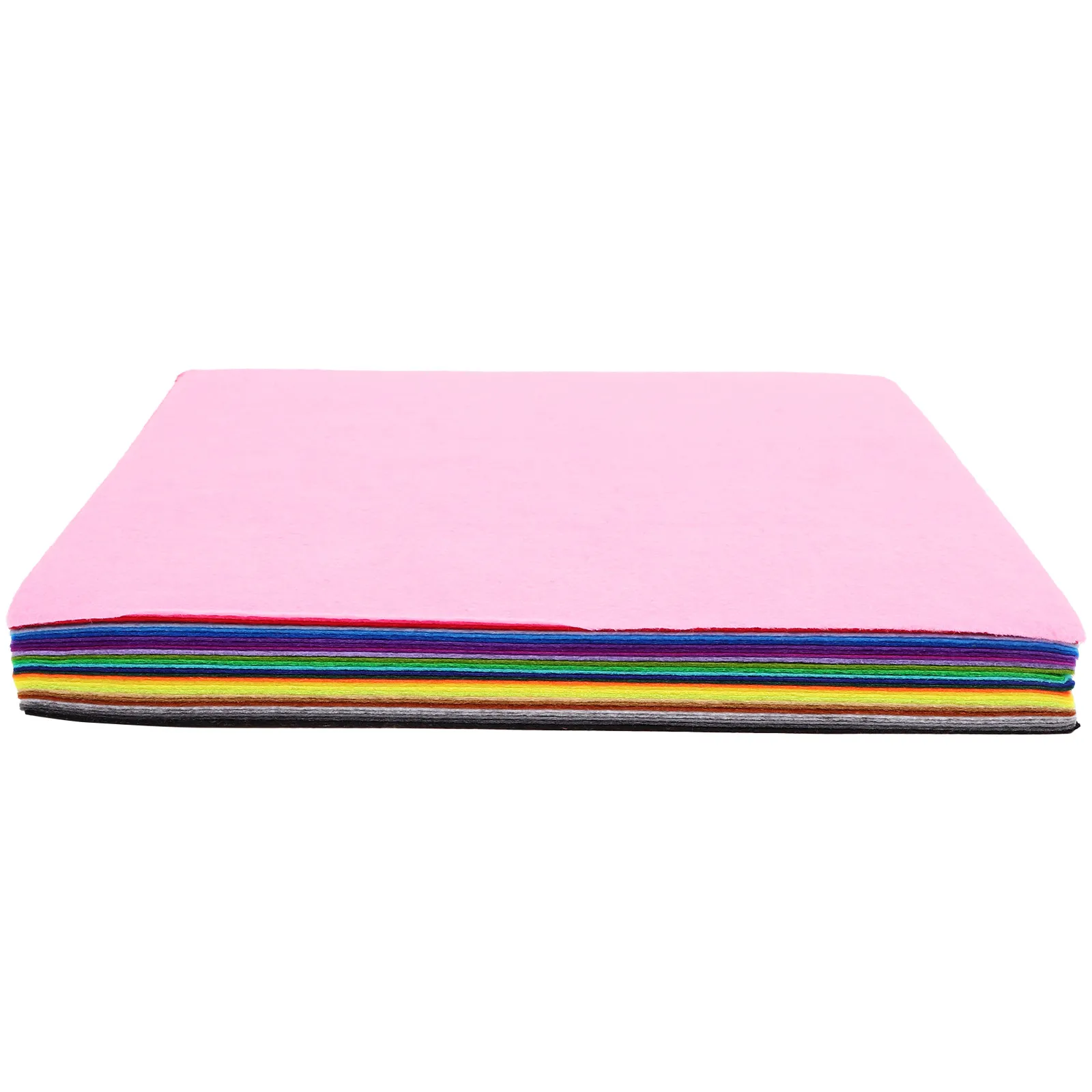28Pcs Multicolor Nonwoven Fabric Sheet Premium DIY Craft Material 30x30cm Easy Cut Fold Sew Staple Art Project Supplies view 2