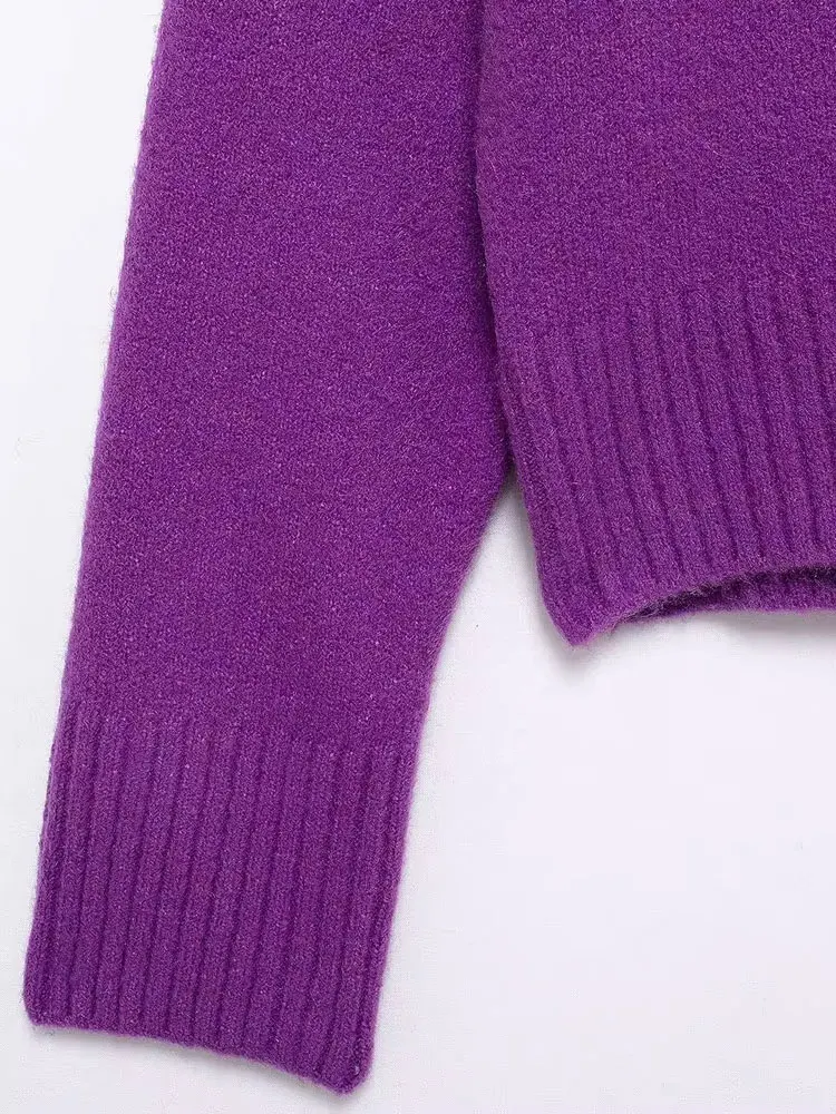 Women\'s Soft Touch Oversized Knit Sweater, O Neck, Long Sleeve, Female Pullovers, Chic Tops, Fashion