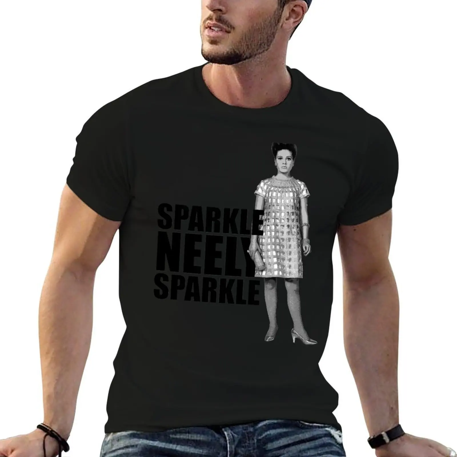 Sparkle Neely Sparkle Valley of the Dolls Black T-Shirt man t shirts cotton man t shirts for men casual t shirt for man T-shirt