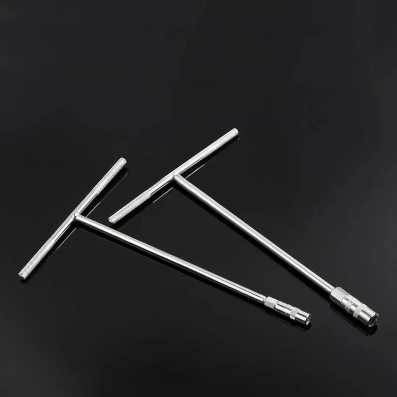 أحجام متري 2-10 مم، سبائك معدنية عالية الصلابة، 360 درجة ° مجموعة مفاتيح ألين بمقبض على شكل حرف T، مفتاح سداسي مزدوج الاستخدام من النوع T/L - Profe #5