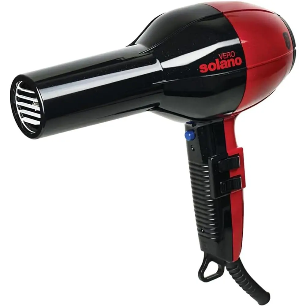 

Vero Rosso Ceic Ionic Hair Dryer - ast Drying 1600 Watt Lightweight Blow Dryer - Quiet + Ergonomic Design +Tourmaline or Added S