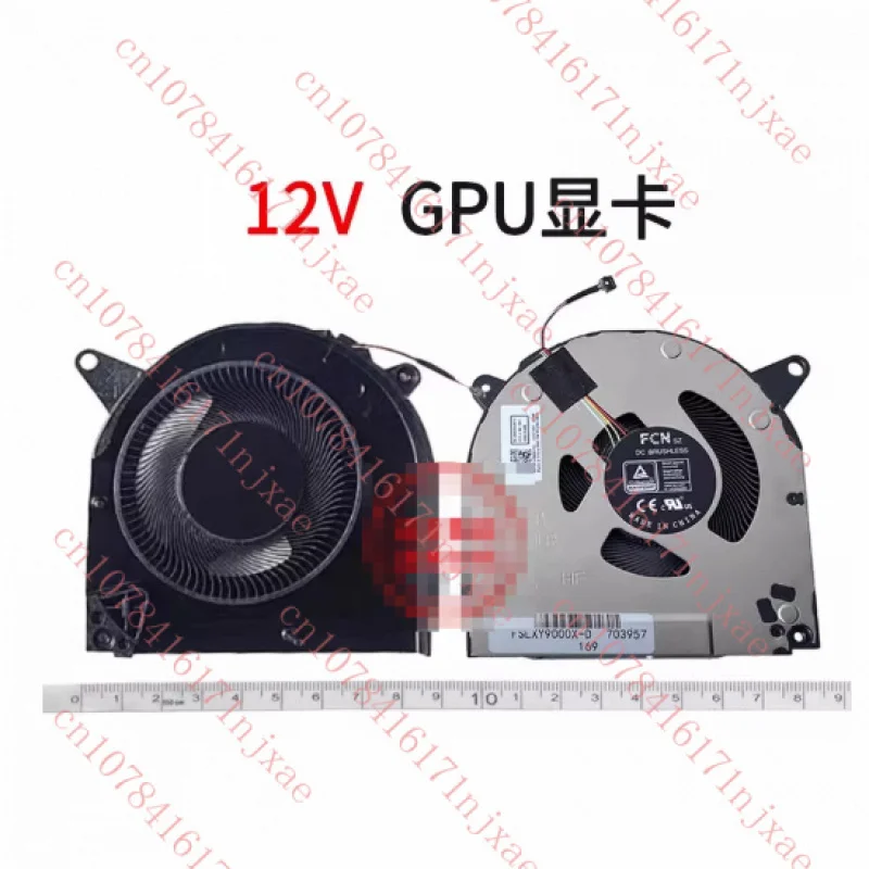 New For Legion S7-15ACH6 82K8 Laptop CPU&GPU Cooling Fan DC12V 5F10S13971 5F10S13972