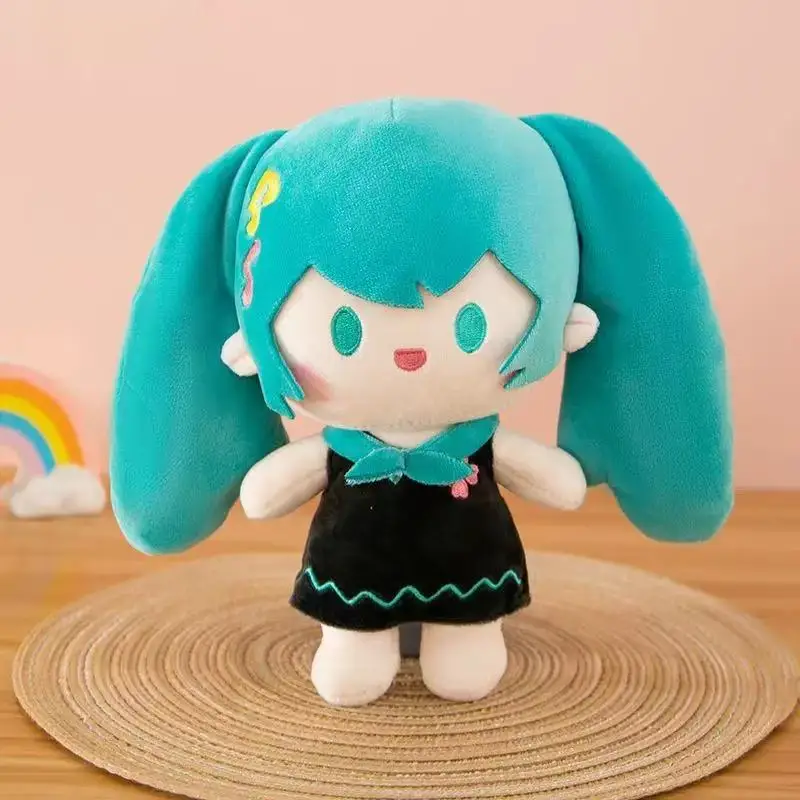 

Плюшевая кукла Хатсуне Мику 22 см, Q-версия, аниме-персонаж, коллекционная модель, игрушка-украшение, подарки