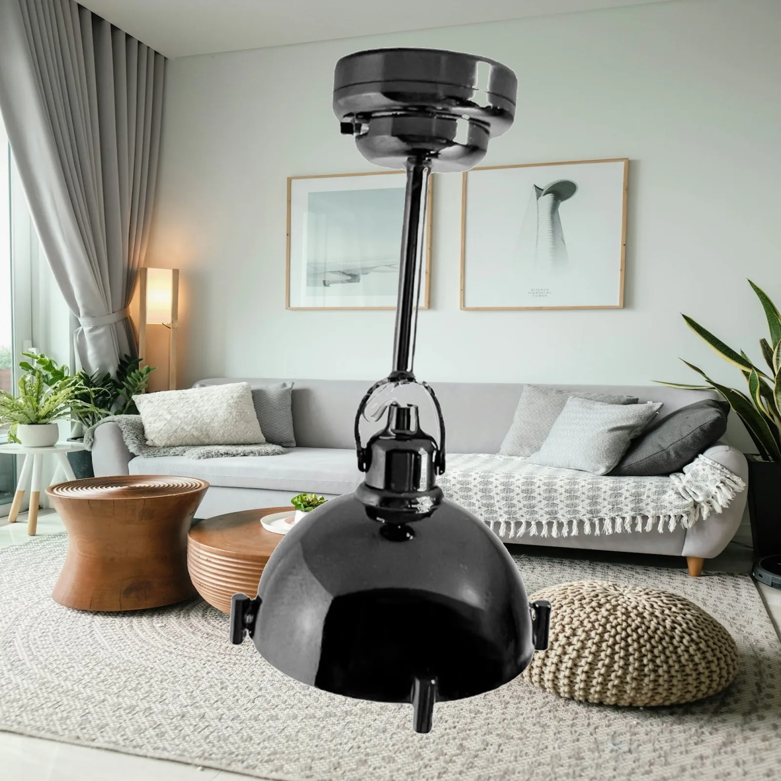 LED Chandelier Ceiling Lamp Accessory Living Room Dollhouse Scenery Supplies