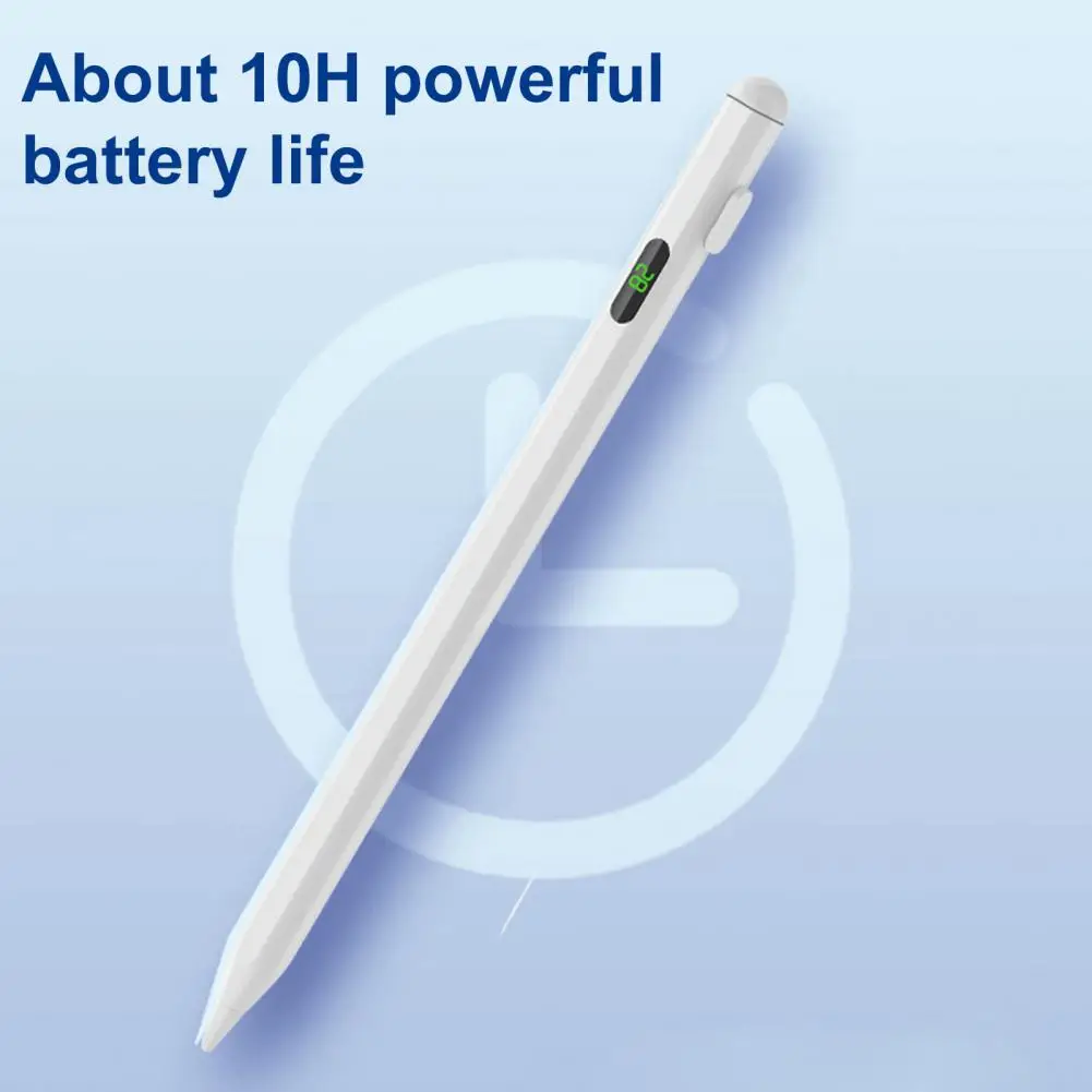 Mobile Phone Stylus Pen Slim Magnetic Stylus Pen with Power Led Display Active Type-c Rechargeable Capacitive