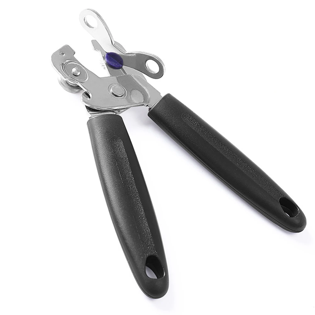 

Stainless Steel Can Opener Bottle Adjustable Easy Turn Handheld Kitchen Travel Outdoor Compact Portable Smooth Ergonomic