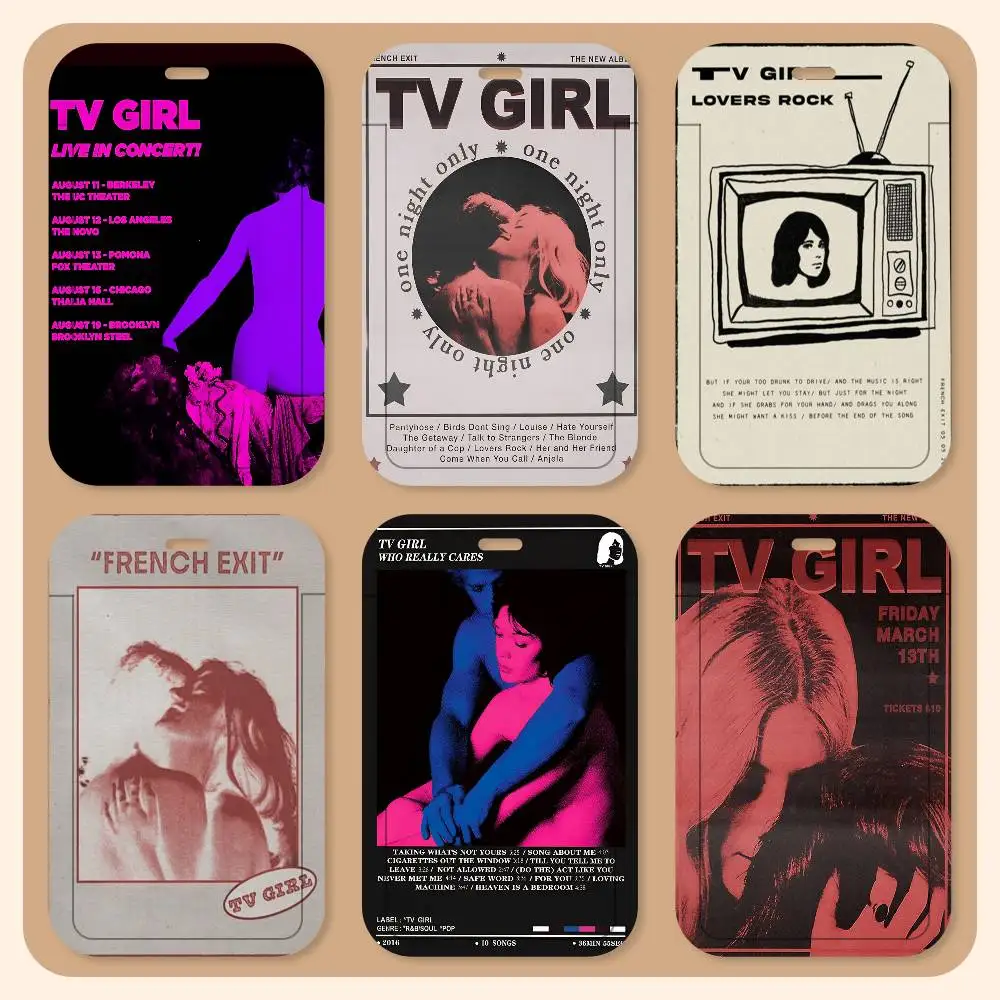 

Tv Girl Lanyard Card Holders Student ID Card Holders Neckband Card Holders Access Control Accessories Gifts