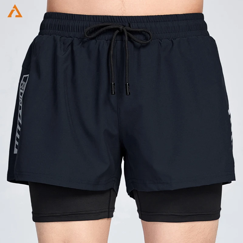 

2024 NEW Summer Outdoor Running Shorts Men Sports Jogging Fitness Quick Dry Mens Gym Men Shorts Gyms Short Pants For Men Y27