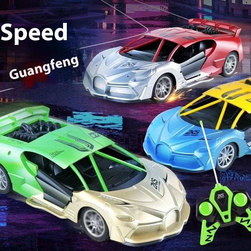 New door-opening electric wireless racing car for children remote control car sports car for boys toy car remote control drift c