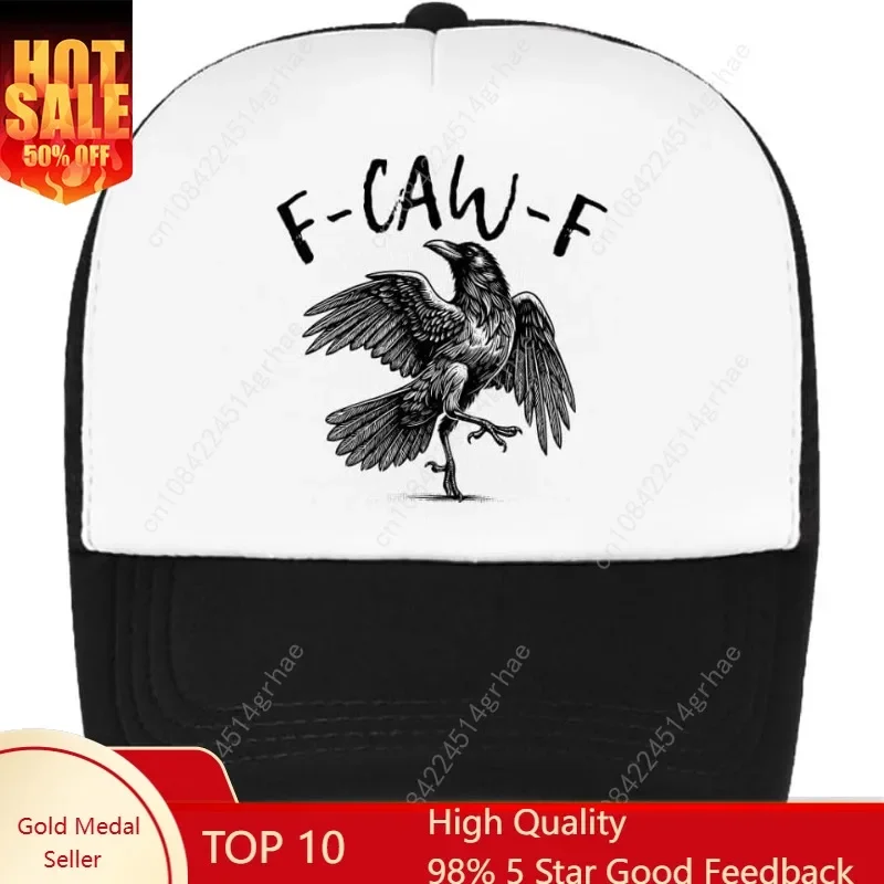 

Fcawf Crow Hat F-Caw-F Crow Black Bird Baseball Caps