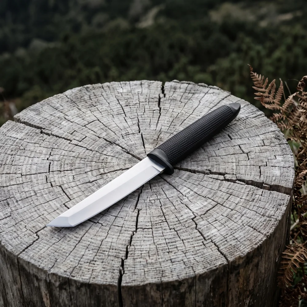 20TL EDC Fixed Blade Knife Non-Slip Nylon fiber Handle 8Cr13Mov Blade Outdoor Camping Hunting Utility Knife
