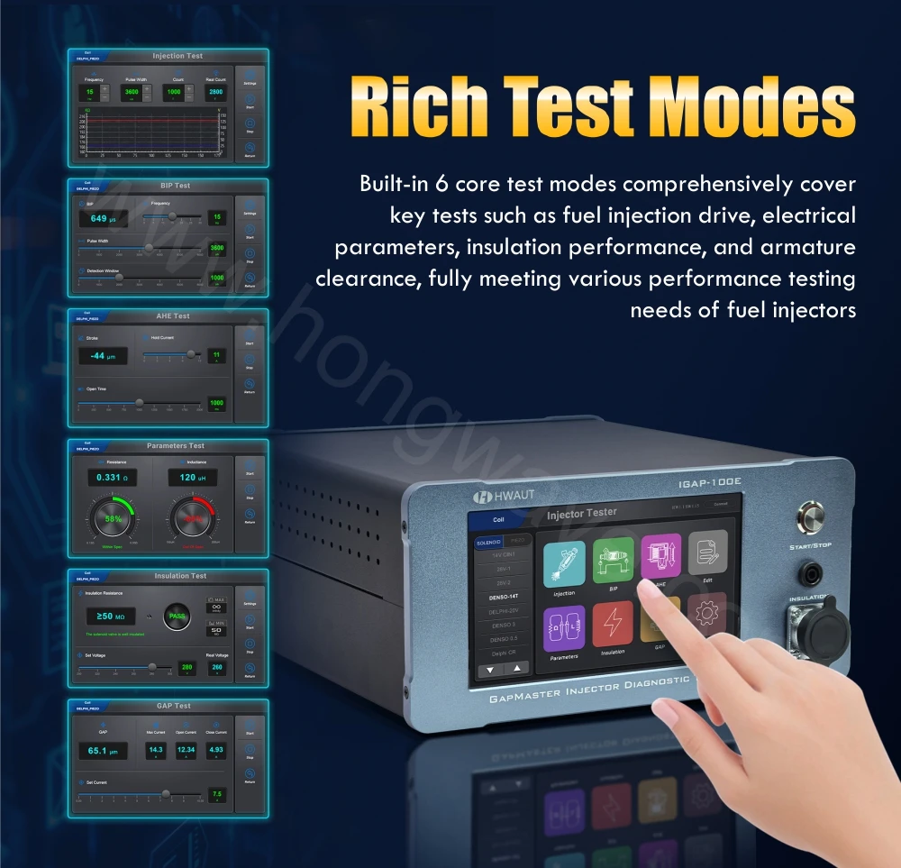 Update Valve V2 Gap Tester BIP AHE Solenoid Valve Electromagnetic Injector Resistance Inductance Diesel Common Rail Tester