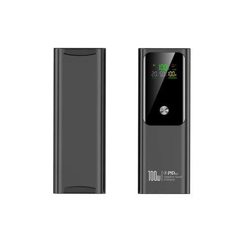 Портативный внешний аккумулятор 100W PD с быстрой зарядкой, 20000 мАч, двунаправленный, для iPhone, Android, ноутбуков
