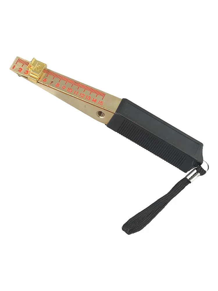 

Инженерное использование 150*15*17 мм, инструмент для зазора двери, компактный размер, медный материал, инструмент для измерения плоскости пожарной двери