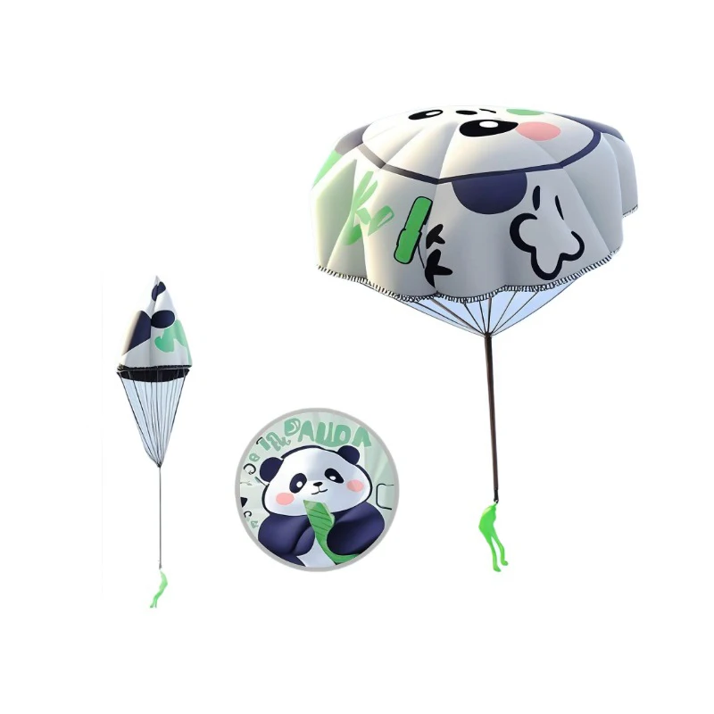 1 pz Lancio A Mano Paracadute Per Bambini All'aperto Giocattoli Divertenti Gioco Gioca Giocattoli Per I Bambini Volare Paracadute Sport Con Mini Soldato Giocattoli