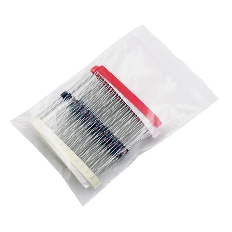 100Pcs 1N4148 1N4007 FR207 1N5819 1N5399 FR107 1N5408 1N5822 Diodes Packages 83CF