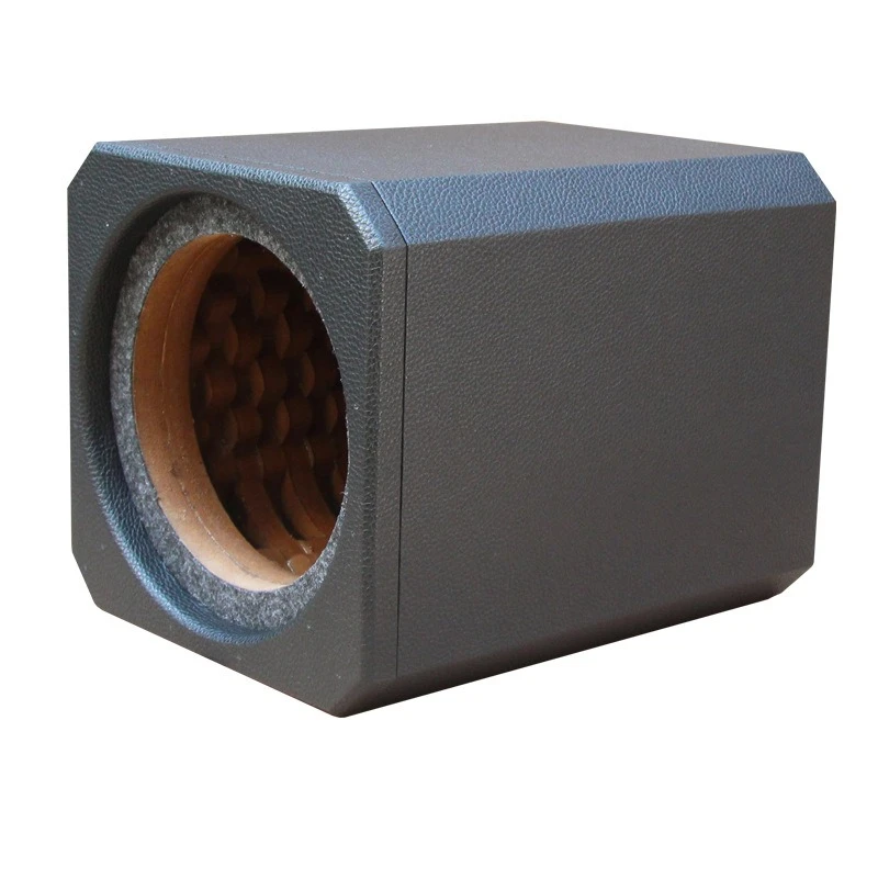 Car passive subwoofer case 6.5, 8, 10, 12 inch empty wood case honeycomb case sealed horn leather