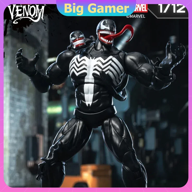 

Fondjoy 1/12 Spider-Man Venom Action Figure Venom S.H.Figuarts Carnage Venom Hand Joint Movable Collection Model Toys Gift