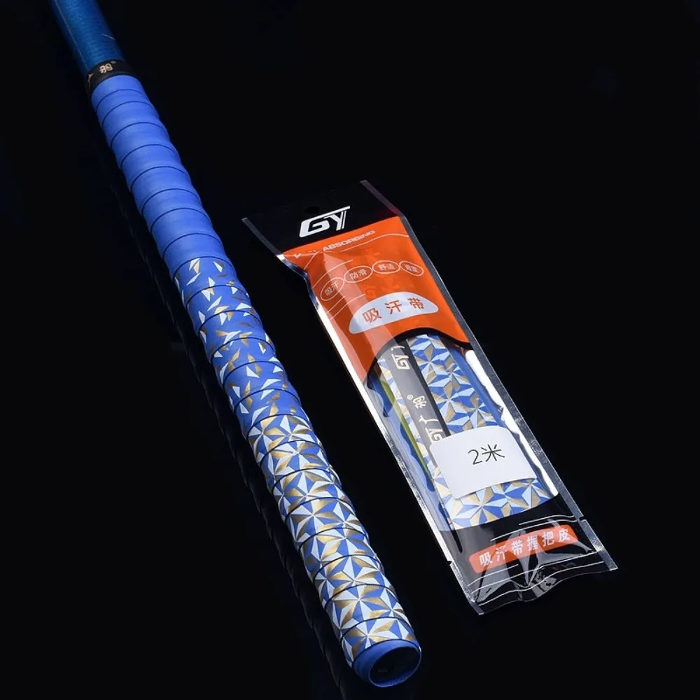 

Anti-slip Fishing Rod Sweatband Shock-Absorbing Wear-resistant Tennis Over Grip Tape Sweat-Absorbent Badminton Racket Grips Wrap