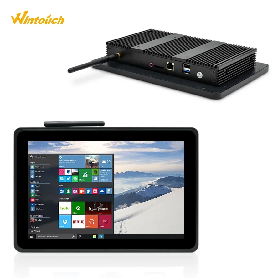 AIO 10 Inch 1920*1080 Touch Screen Win10 All-In-One Pc All in One Pc Curved 27 Inch 21.5 Inch All in One Pc
