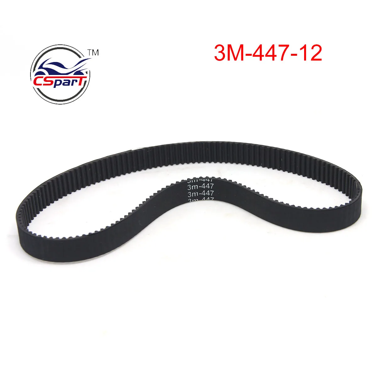 

HTD 447 3M 12 149 Tooth Drive Belt Rocket X-Treme Razor lzip EVO Electric Scooter Go Ped Petrol Parts