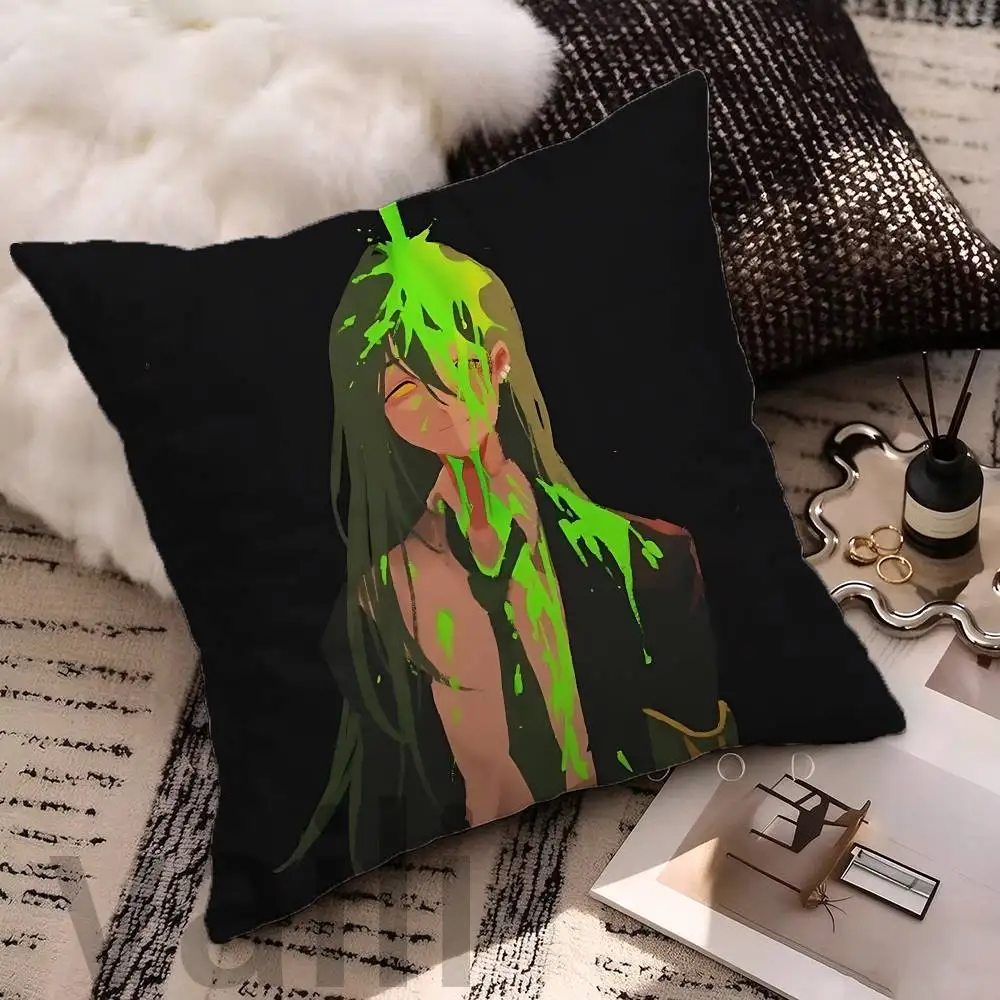 N-Netzach L-Lobotomy Corporation Polyester Printed Pillow Cover Square 30 35 40 45 50 55 cm Soft for Sofa Bed Car Home Decor