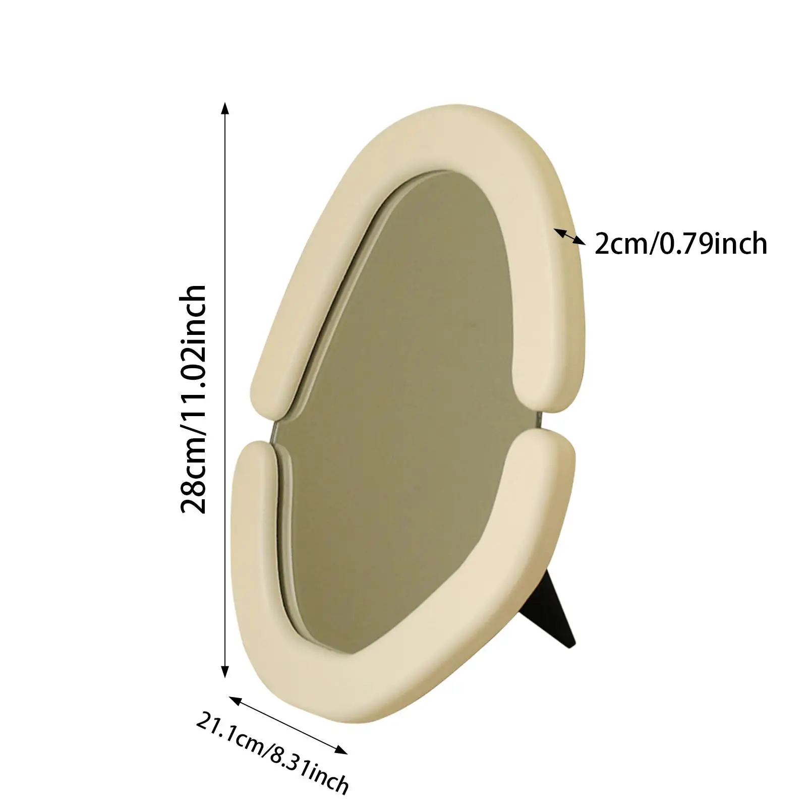 Desktop-Schminkspiegel, Kosmetikzubehör für Wohnzimmer, Tisch, Schlafzimmer