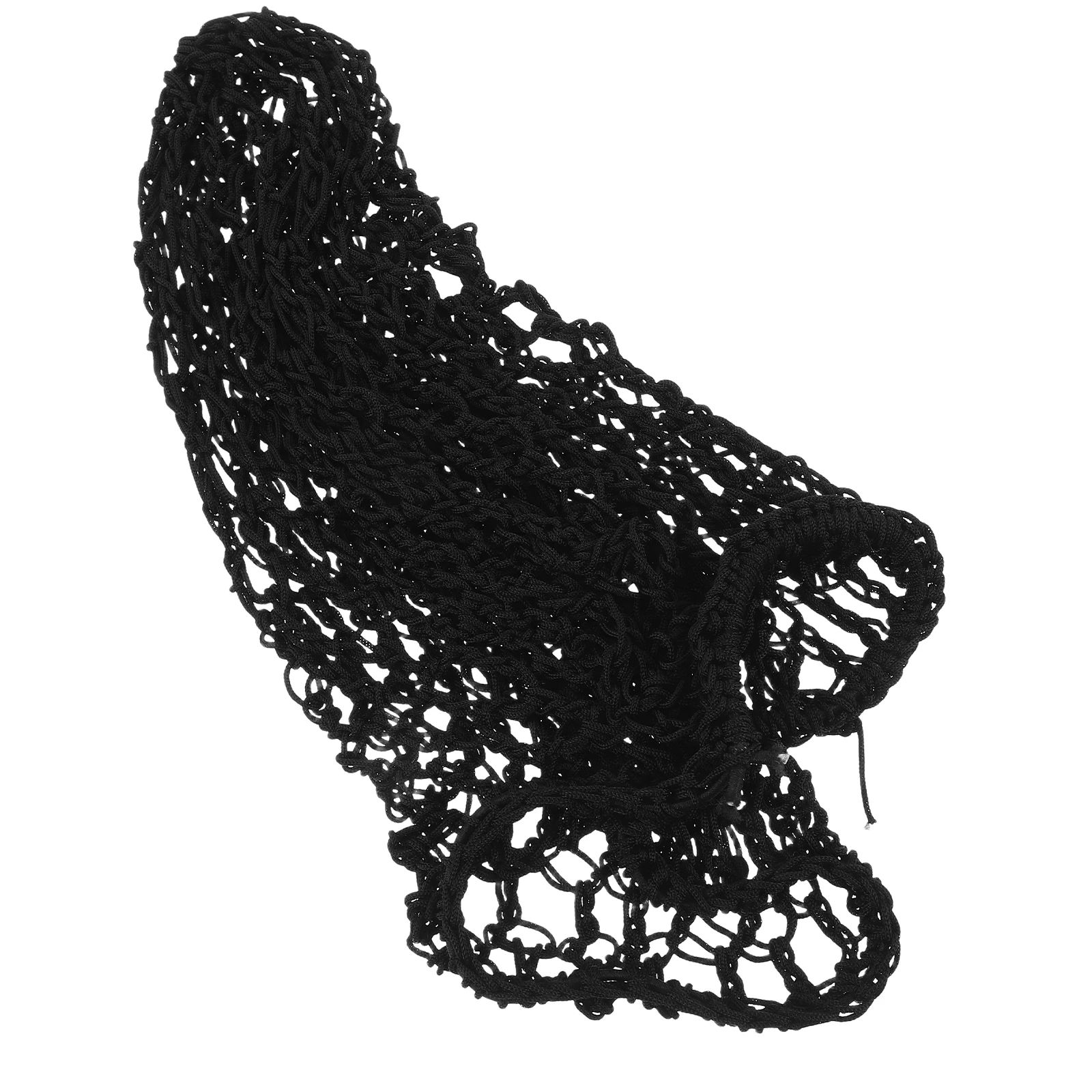 

Soft Rayon Knit Net Crochet Mesh Cover For Women Durable Breathable Sleep Cap Snood Thick Long Wrap Lightweight Comfortable