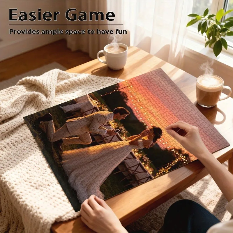 35/300/500/1000pcs Personalized Custom Photo Puzzle Couple Photos For Him Her Family Friends Children For Birthdays For Weddings