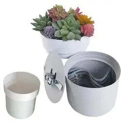 Flower Pot Diversion Safe Money Stash Secret Spare Key Hider Compartment Flower Pot Key Hider Storage Box With Key Lock For