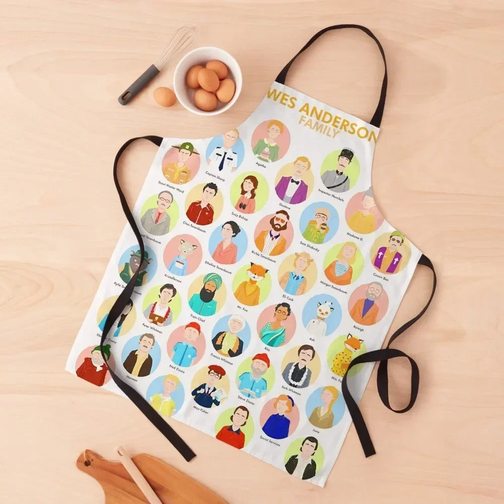 

Wes Anderson Family Apron Men kitchen Kitchen And Household Goods christmas 2025 Woman Kitchens Apron