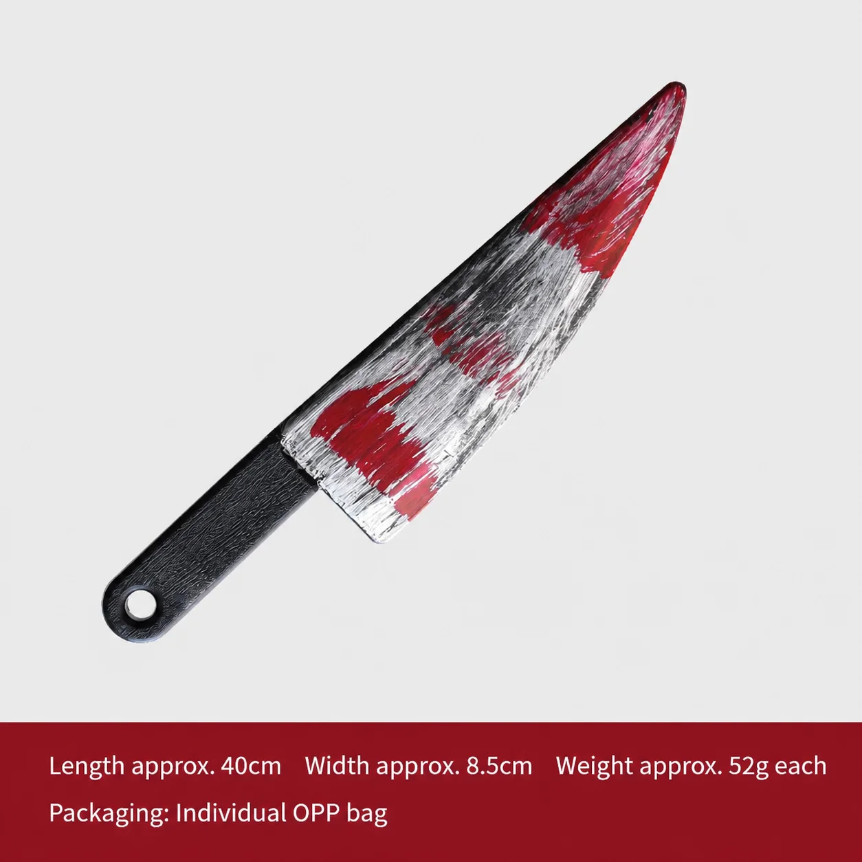 Bloody Machete Prop Multiple Simulation Fake Knife Halloween Prank Prop Textured Plastic Fake Knife For Costume Party Holiday