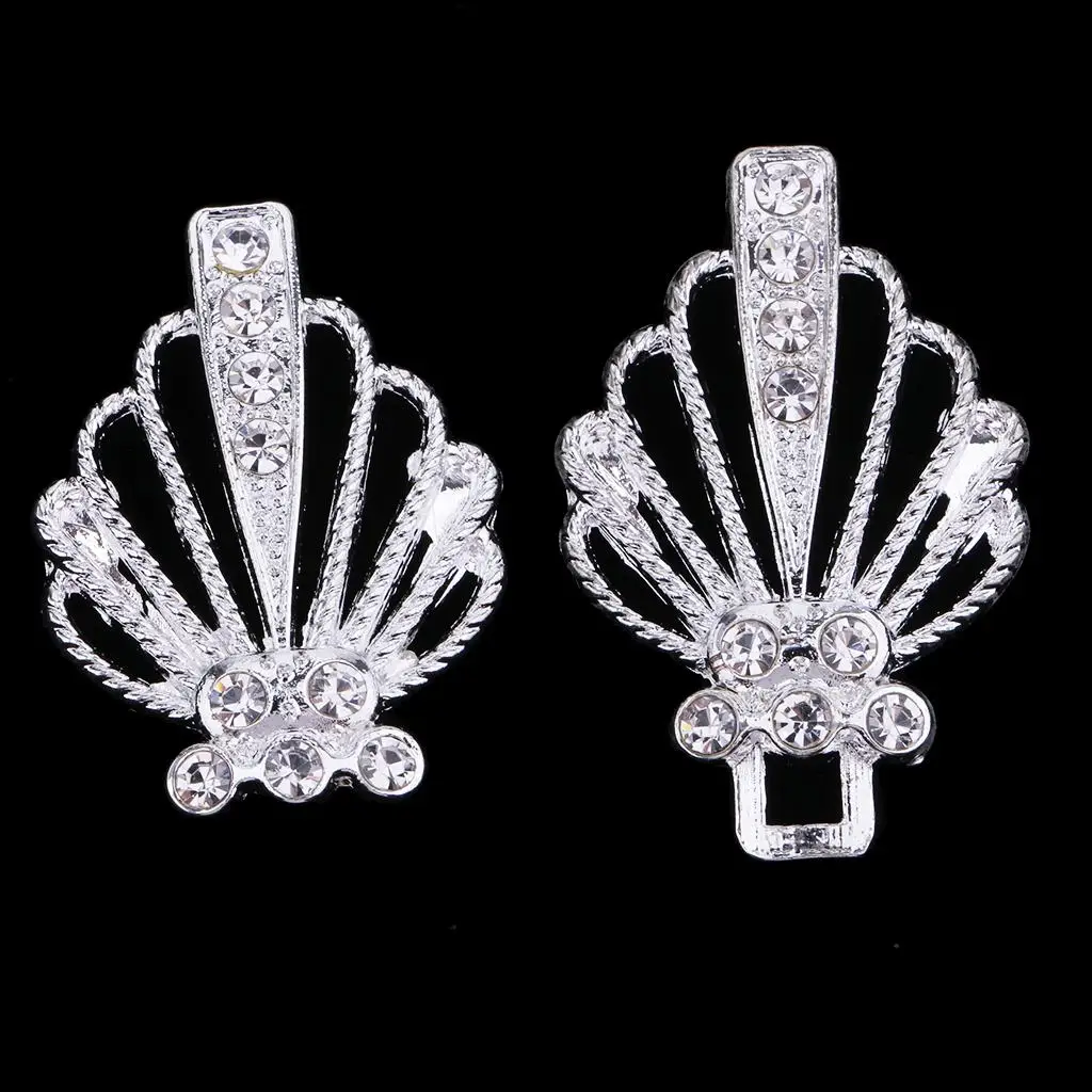 Alloy Crystal Rhinestone Buckle Sewing Accessory for Jewel Cover Garment Accessories Decorative Pins for Clothes Dress