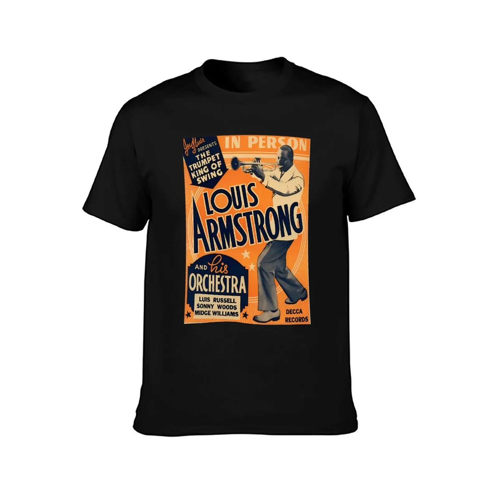 Louis Armstrong Vintage T-Shirt t shirts designer T-Shirt