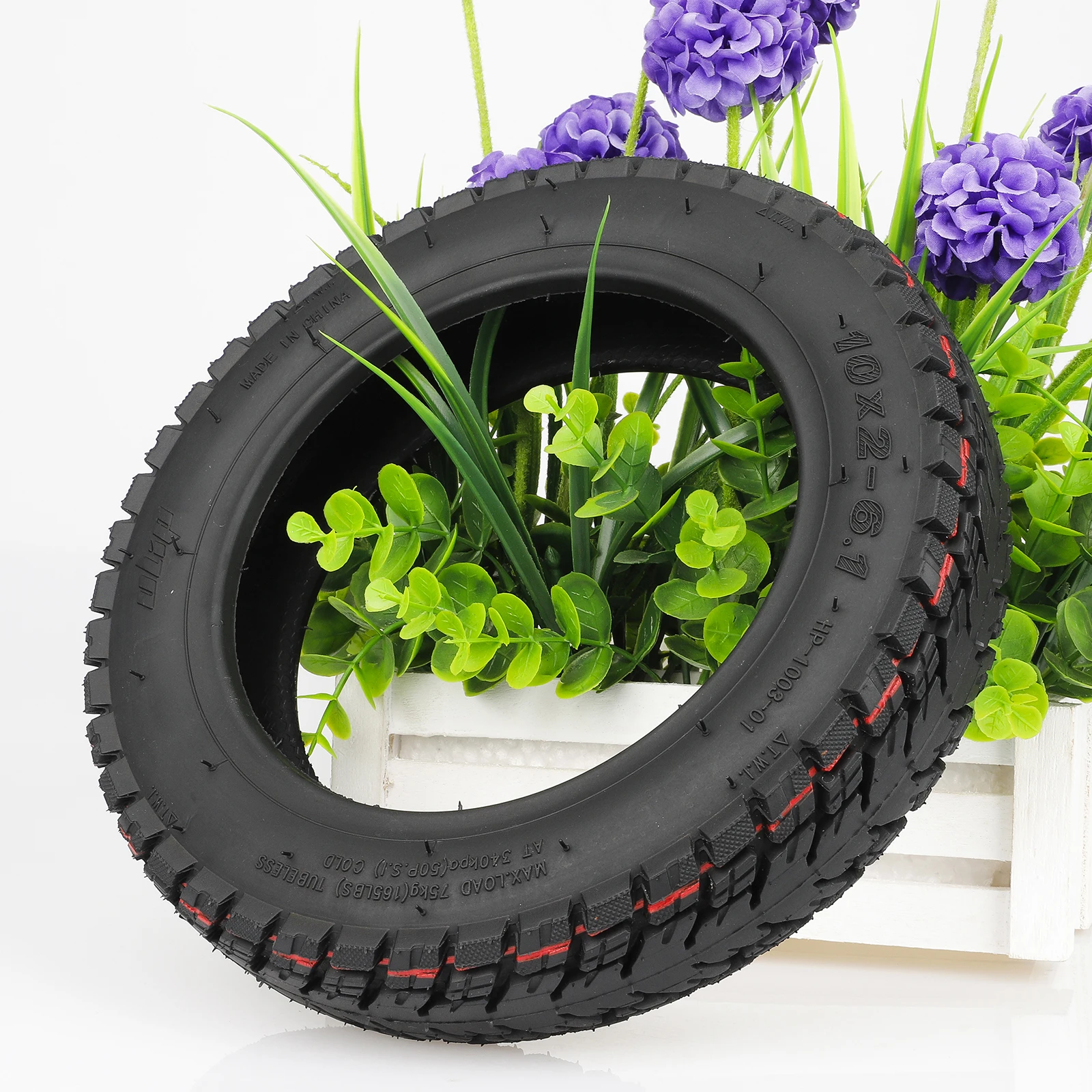 Ulip 10Inch 10x2-6.1 Off-Road Self-Healing Tire Wider And Thicker Explosion-Proof Tyre For Xiaomi M365 Pro 1S Scooter Tire Parts