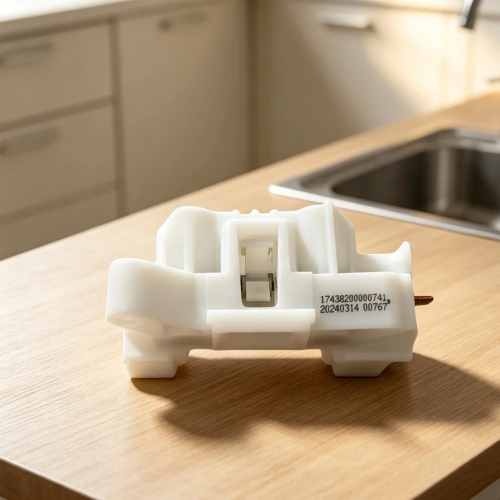 For Tumble Dryer Door for Lock Component - White Lock Designed to Withstand Repeated Use and High Temperature Cycles