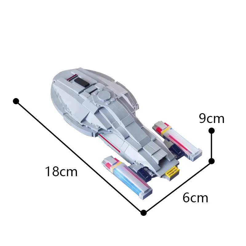 Serie di film Starfighter Building Blocks interstellare Military Voyager Combat Aircraft Model Decoration Bricks Toy For Kids Gift