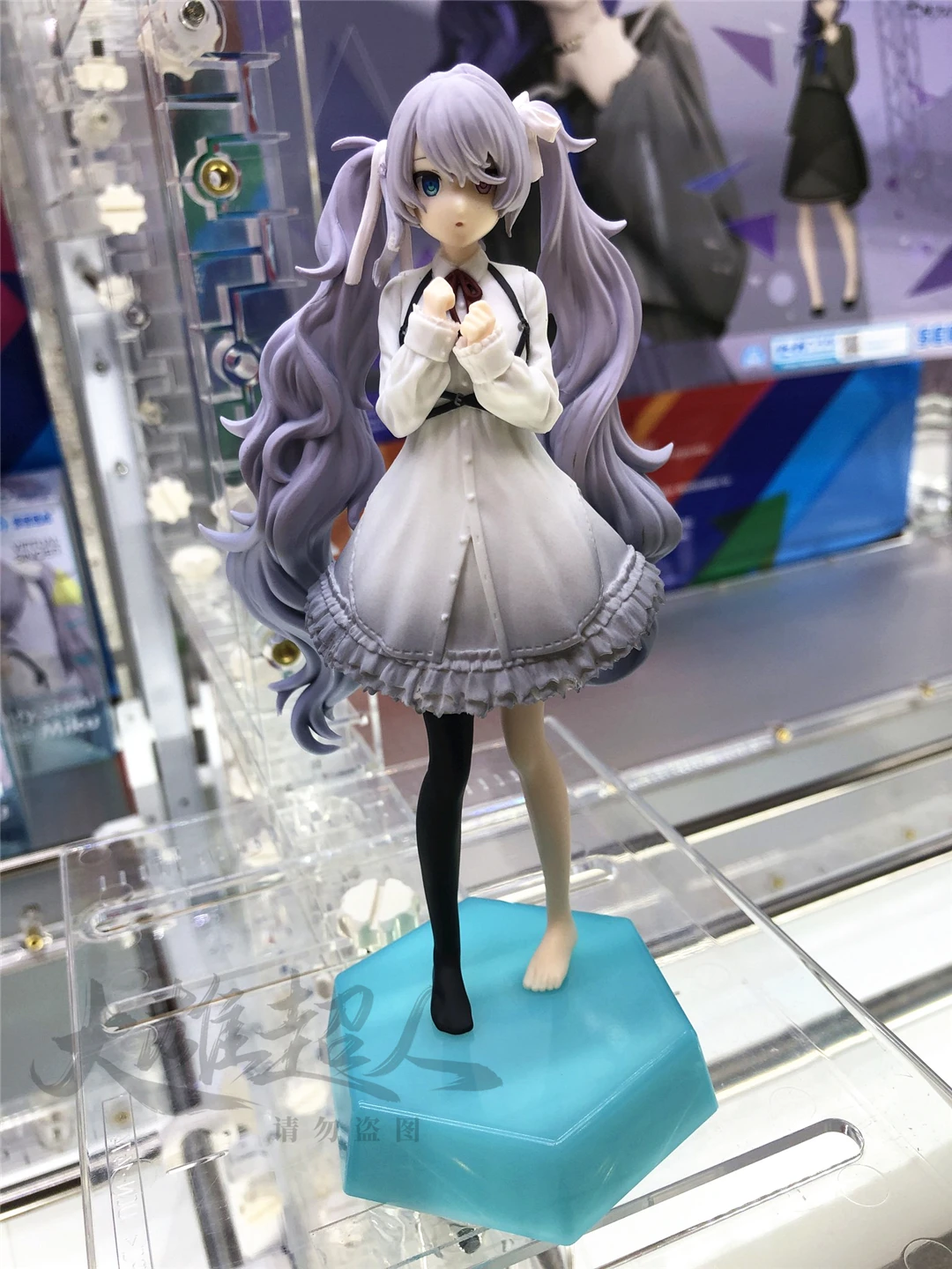 Scène colorée originale du projet mondial SEGA Anime! Sensation. Hatsune Miku oignon blanc Miku décoration de bureau modèle figurine cadeau