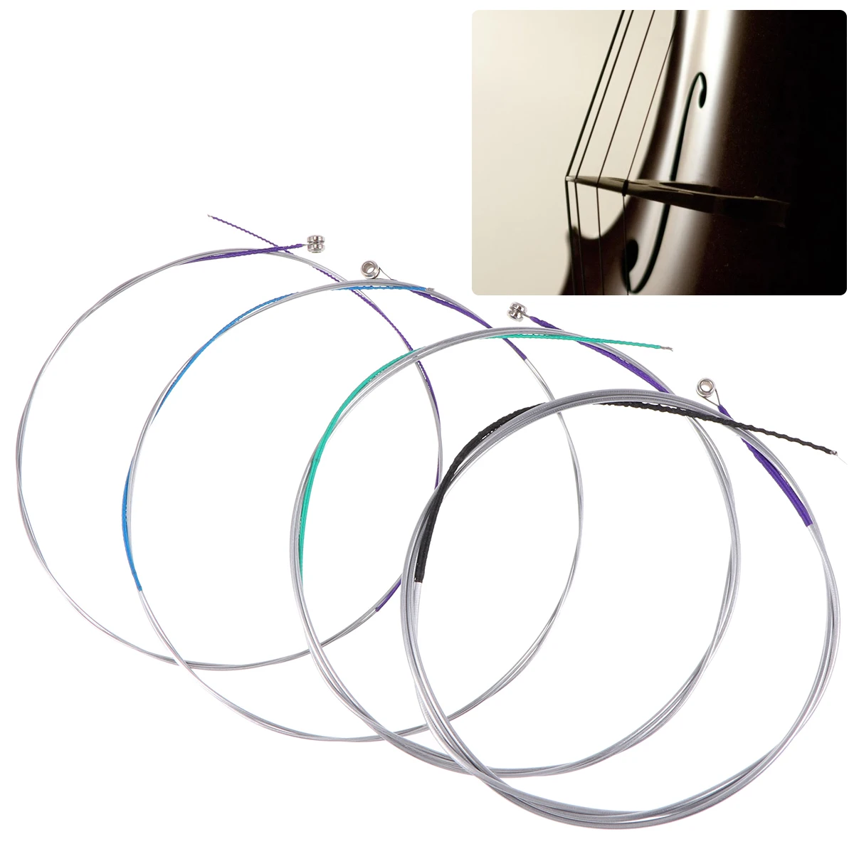 

Cello String -G-C String Steel Core String Nickel Chromium Wound String String for Size 1/4 1/2 3/4 4/4 Cello