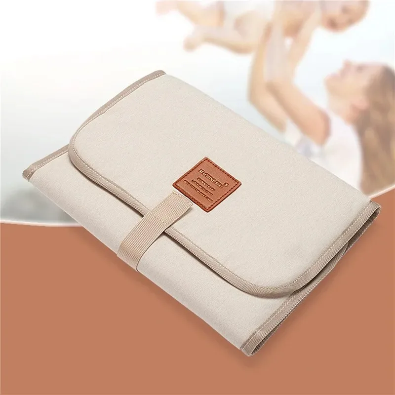 Cambiador de pañales plegable para bebé, almohadilla impermeable para pañales para recién nacidos, cambiador portátil para niños pequeños, hoja de pañales Oxford duradera para bebé