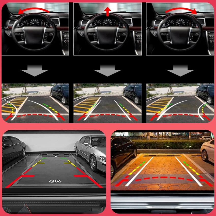 For Land Rover Range Rover L322 2002~2018 Car Rear view Camera Night Vision HD Trunk Handle Reverse Parking Car Rear View Camera
