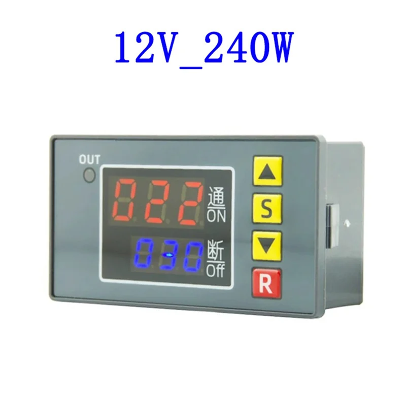 T3231 Digital Time Delay Relay Multifunction LED Display Cyclic Timing Control Switch Adjustable Timing Relay,A Easy Install