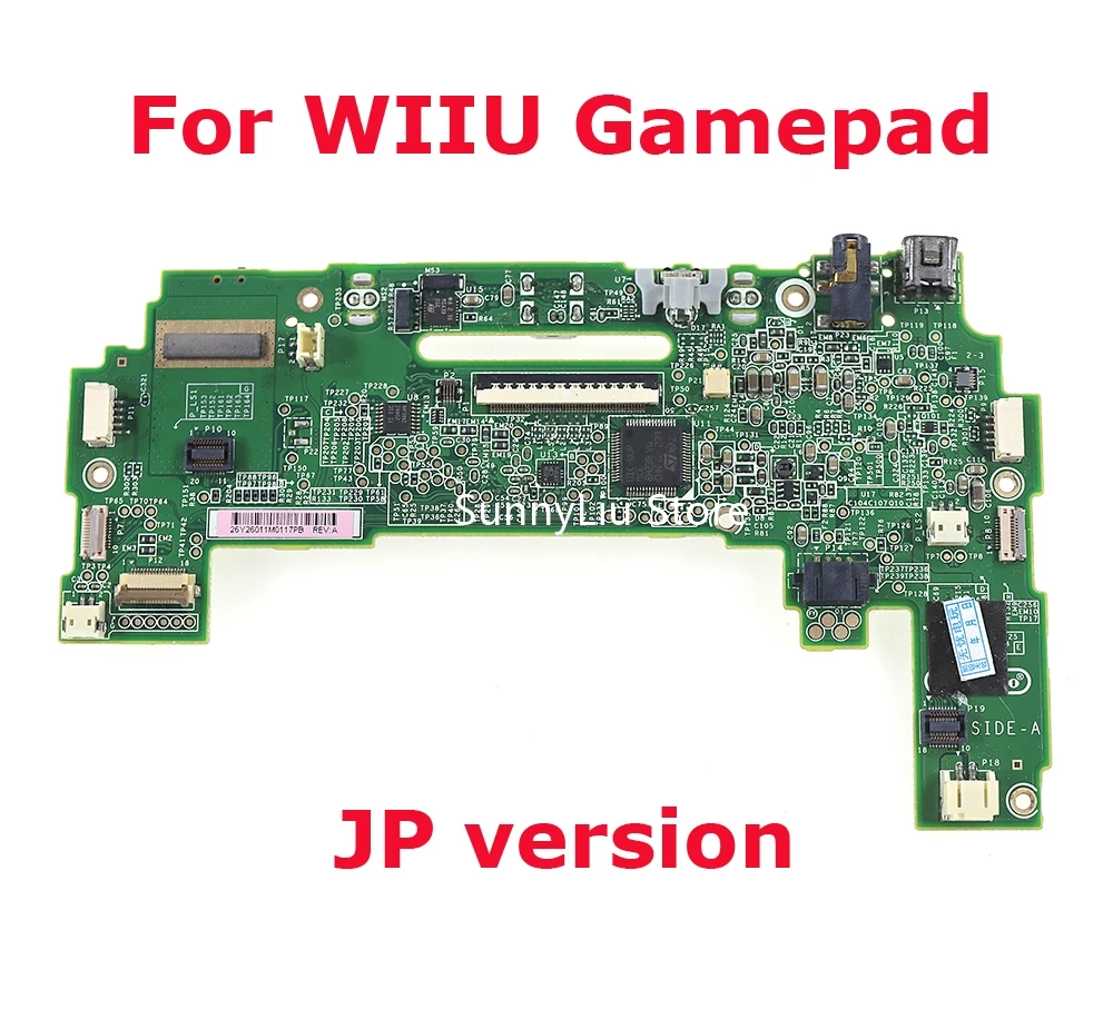 5pcs JP Us EU version Gamepad Motherboard For Nintendo WiiU GamePad Mainboard Circuit Board For Nintendo Wii U Controller