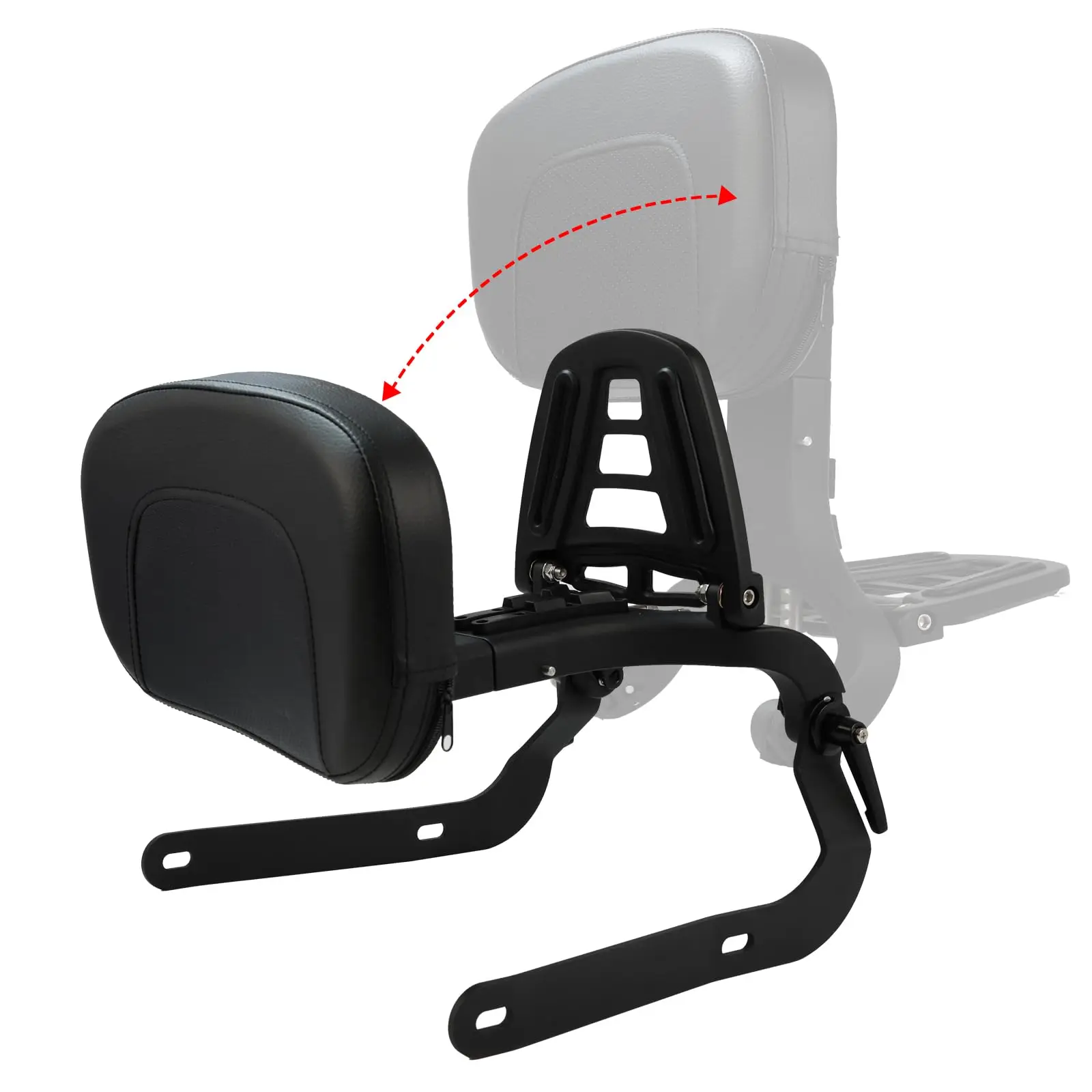 Multi Purpose Adjustable Motorcycle Rear Backrest Sissy Bar Fit For Harley Street 750 Street 500 XG750 XG500 2014-2025