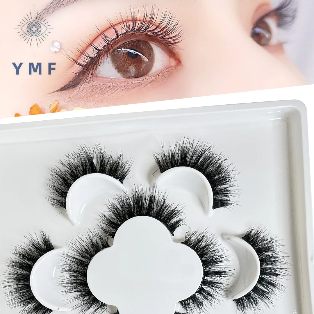 NEW 10 Pairs 5D Natural False Eyelashes Soft Eyelash  Makeup Fake Eye Lashes Faux