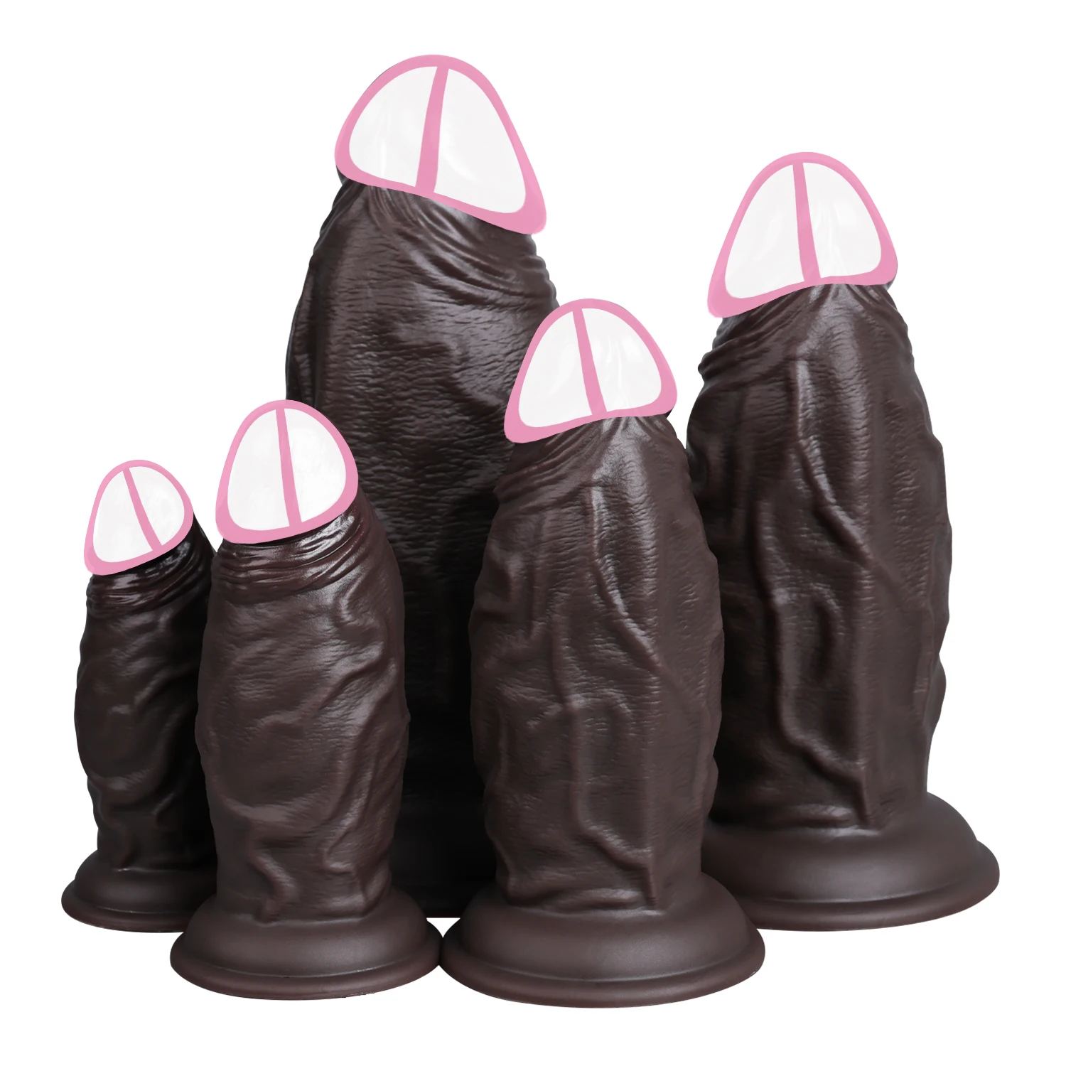 Dicke Realistische Dildos Analdehner Vagina-Massagegerät Saugnapf G-Punkt-Stimulator Penis-Masturbator Sexspielzeug für Frauen Männer
